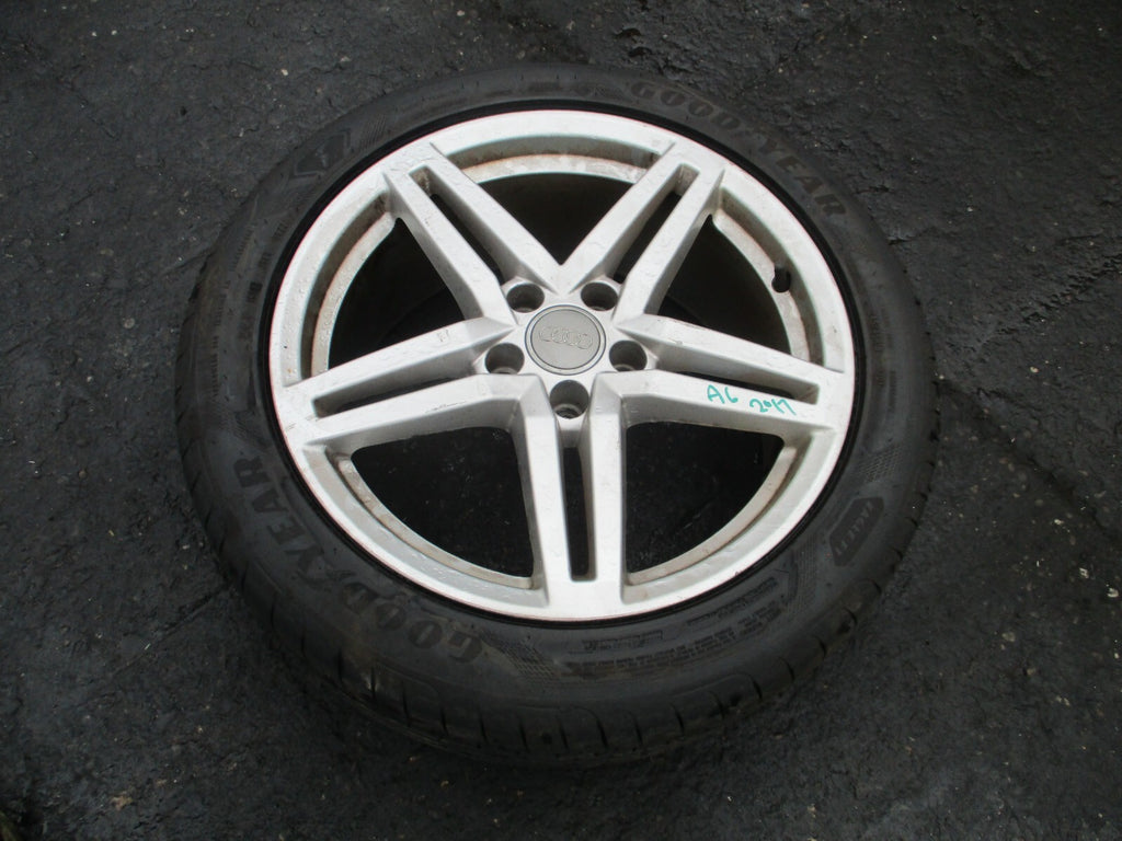 2017 AUDI A6 C7 18 INCH ALLOY WHEEL WITH TYRE 245/45R18 4G0601025CP REF 2