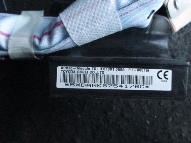 2019 PEUGEOT 108 NS PASSENGER SIDE LEFT SIDE ROOF CURTAIN AIRBAG TG11E010010589