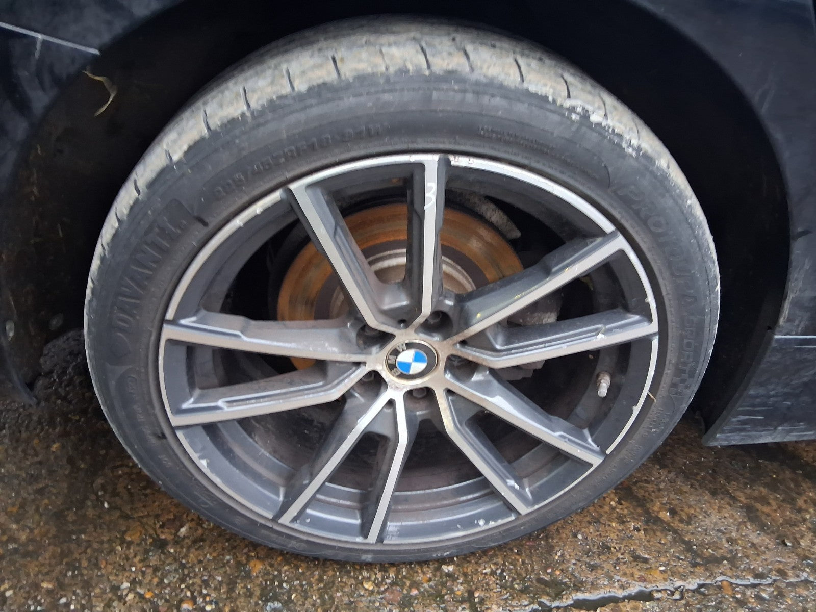 BMW 3 SERIES G20 2019 18 INCH ALLOY WHEEL WITH TYRE 225/45ZR18 REF 3