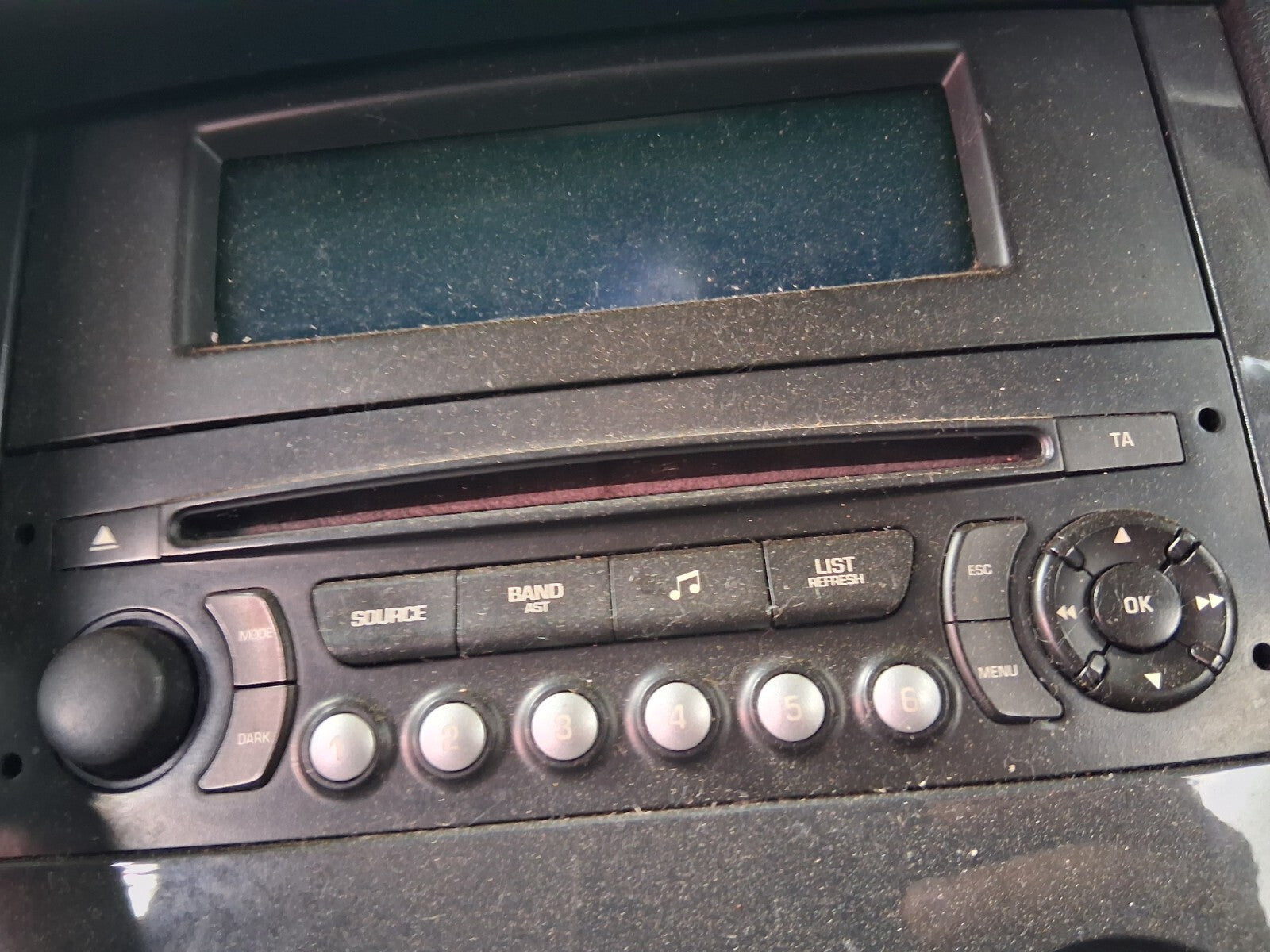 2012 PEUGEOT 3008 MK1 RADIO CD PLAYER STEREO HEAD UNIT
