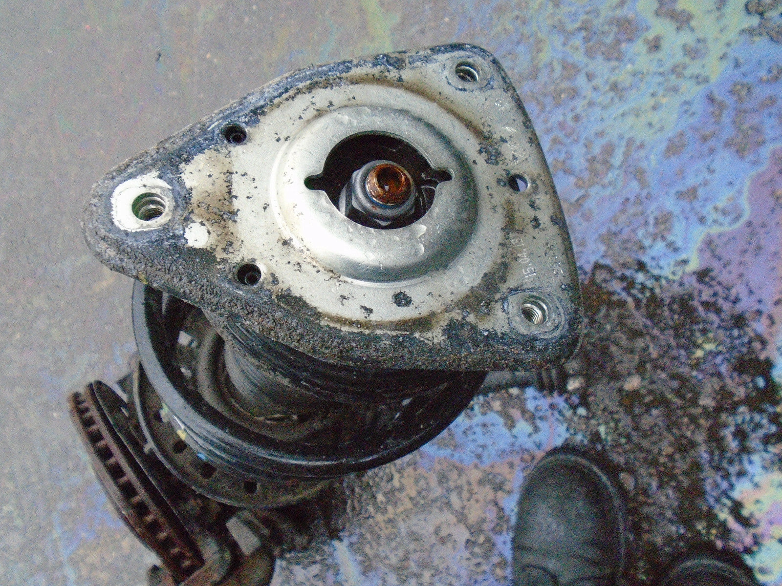 CITROEN C5 AIRCROSS 2019 OSF DRIVER FRONT SHOCK CALIPER HUB