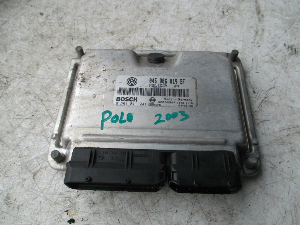 VW VOLKSWAGEN POLO 2003 1.4 DIESEL ECU ENGINE CONTROL MODULE UNIT 045906019BF