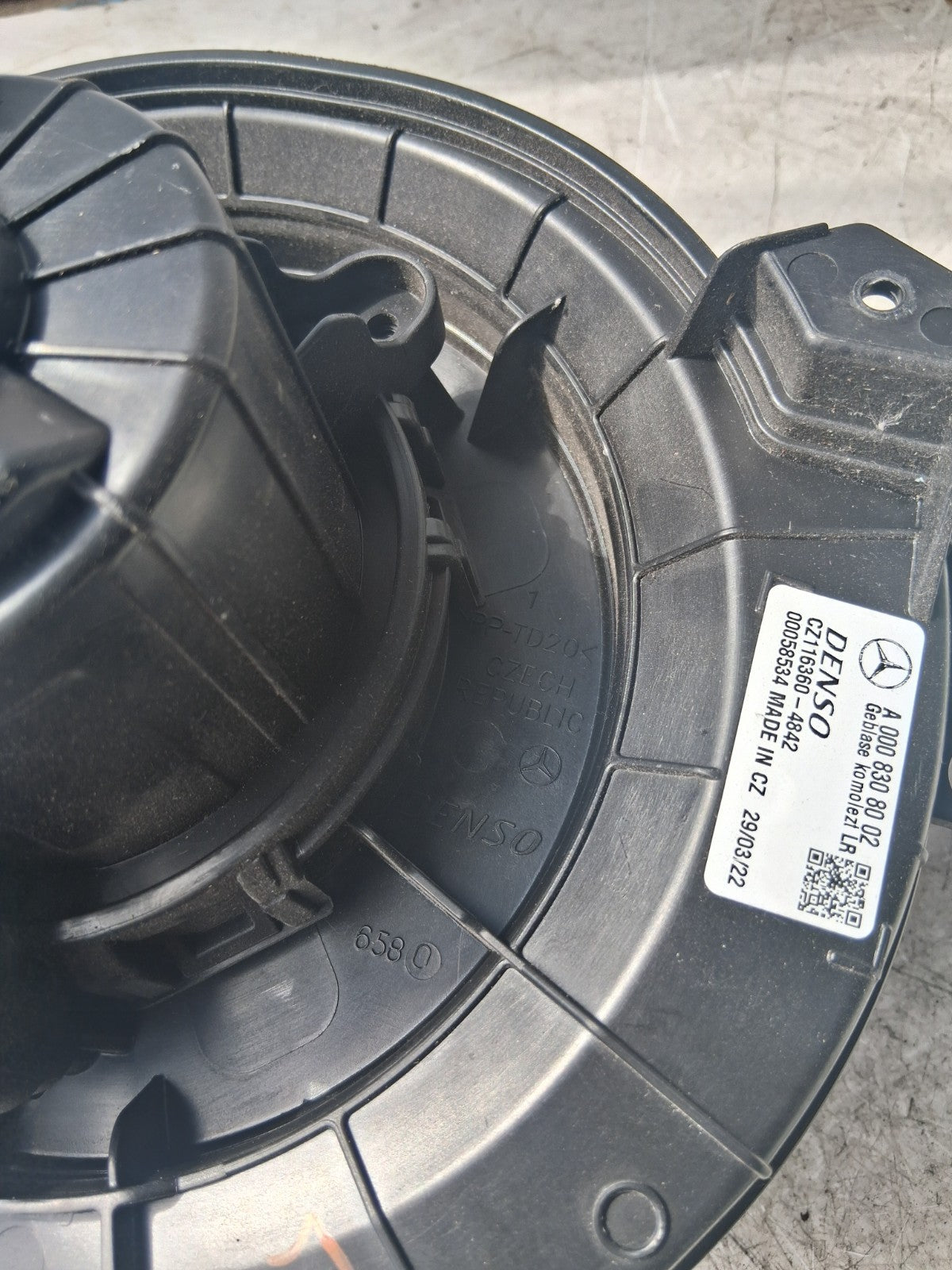 2022 MERCEDES BENZ SPRINTER W907 HEATER BLOWER MOTOR FAN A0008308002