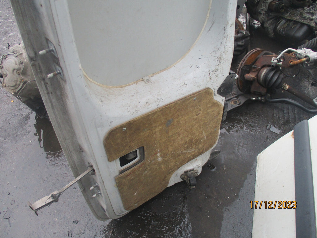 2010 RENAULT KANGOO MK2 OSR DRIVER SIDE REAR DOOR COMPLETE WITH GLASS WHITE
