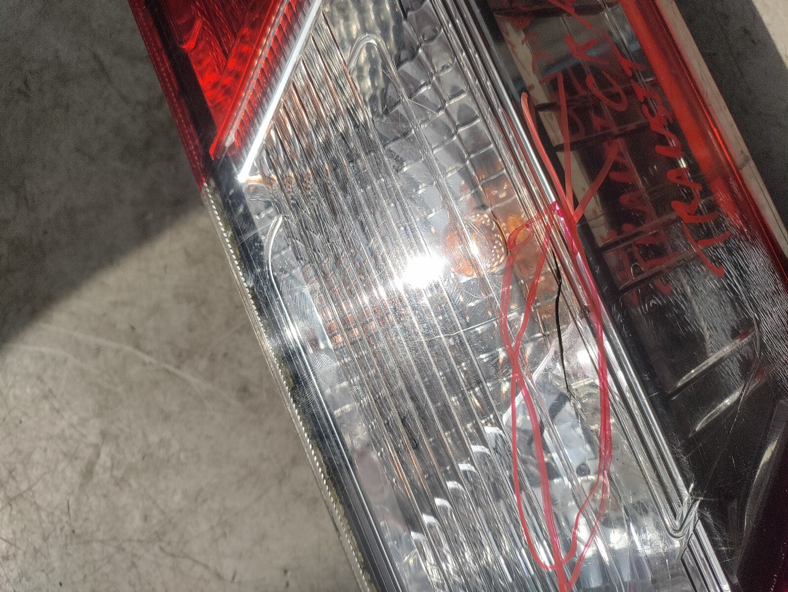 2021 FORD TRANSIT 350 MK8 OSR DRIVER SIDE TAIL LIGHT CRACKED BK3113404AC