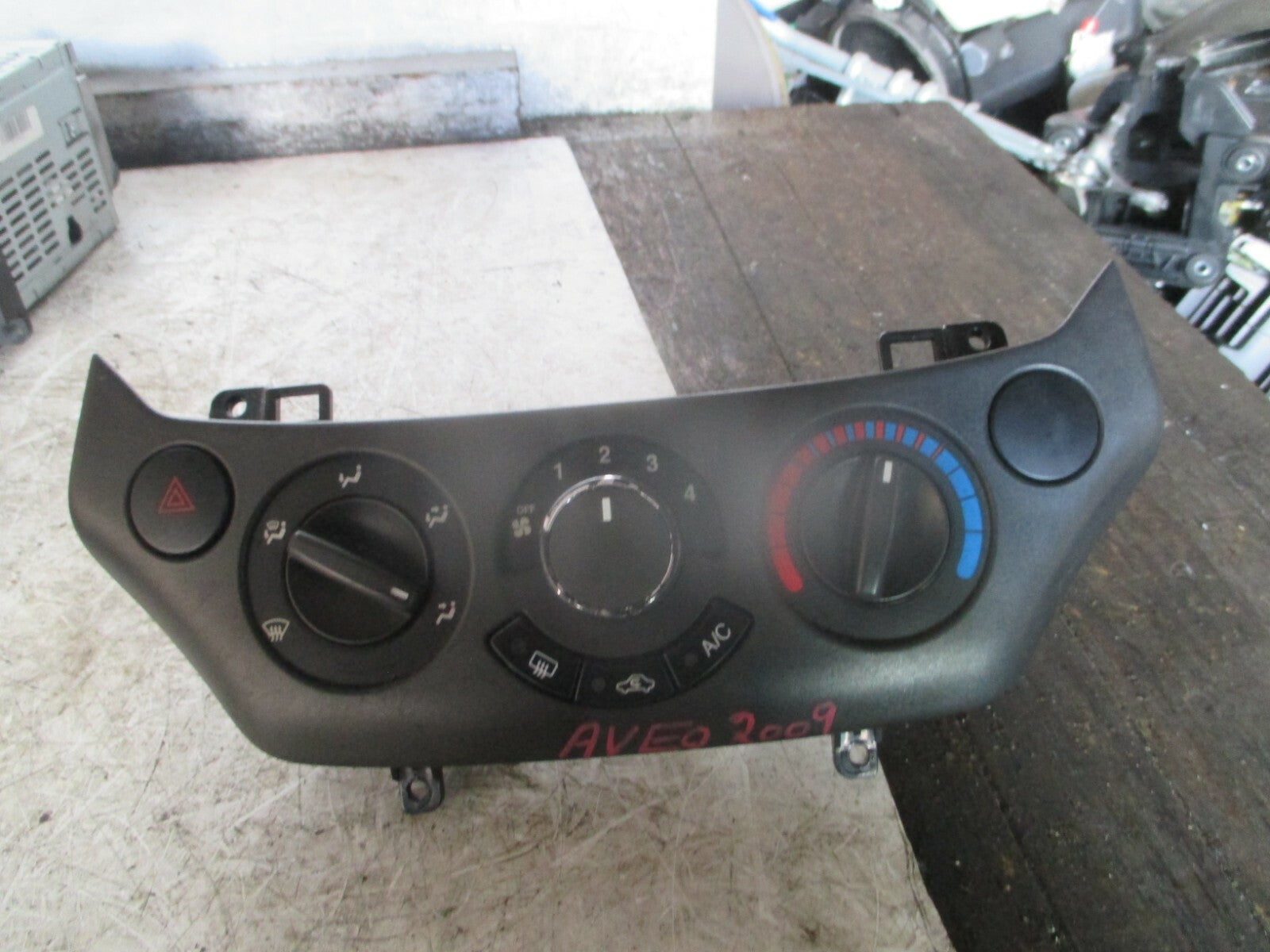 CHEVROLET AVEO 2009 CLIMATE CONTROL UNIT AC T250RHD