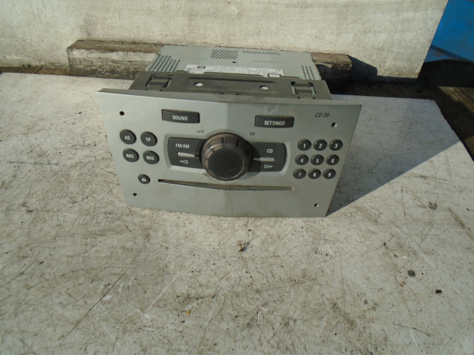 VAUXHALL CORSA D 2011 RADIO CD PLAYER STEREO HEAD UNIT 13357130