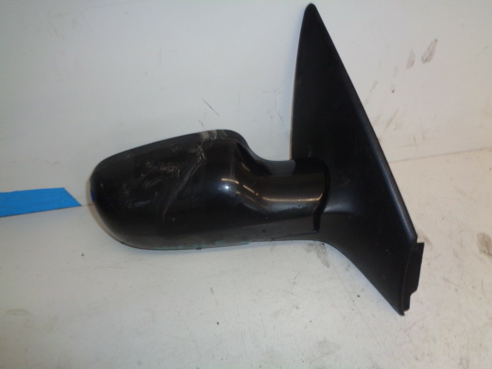 RENAULT MEGANE MK2 2008 OS ELECTRIC  DRIVER SIDE WING MIRROR BLACK