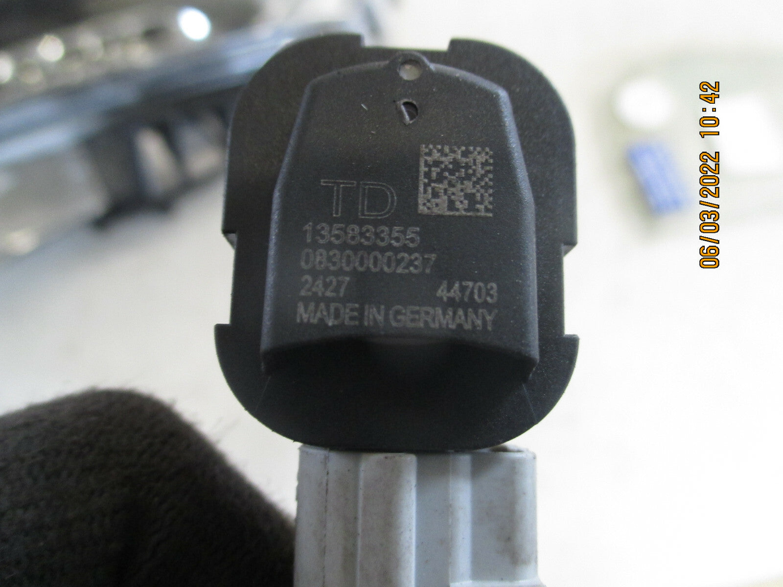 VAUXHALL INSIGINA A 2014 NSF FRONT PASSENGER SIDE DOOR CRASH SENSOR 13583355