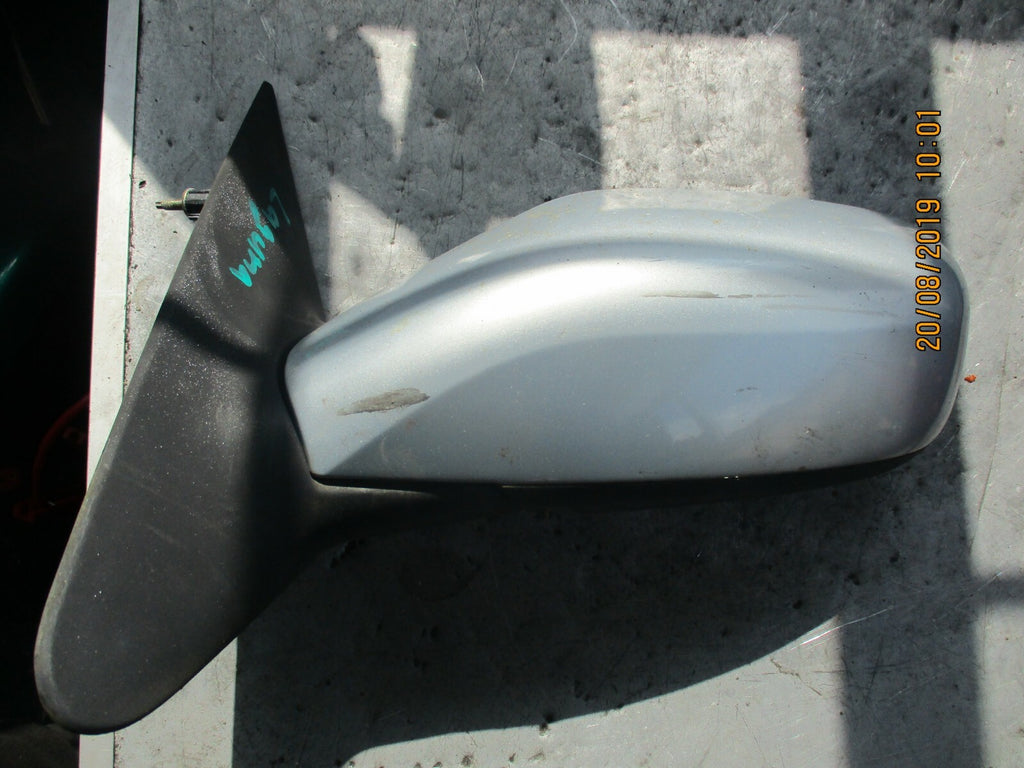 RENAULT LAGUNA MK2 NS PASSENGER SIDE ELECTRIC DOOR WING MIRROR SILVER