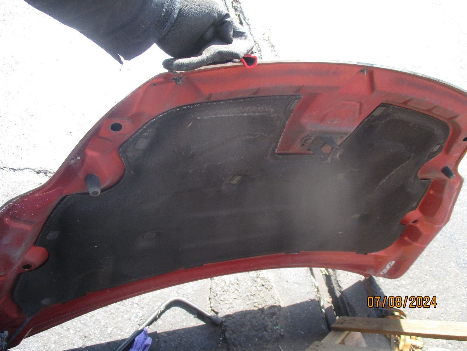 FORD FOCUS MK2 2008 FACELIFT BONNET HOOD RED