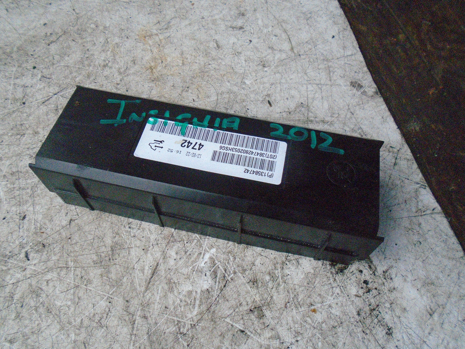VAUXHALL INSIGNIA MK1 2012 HEATER CONTROL AIR CONTROL MODULE 13584742