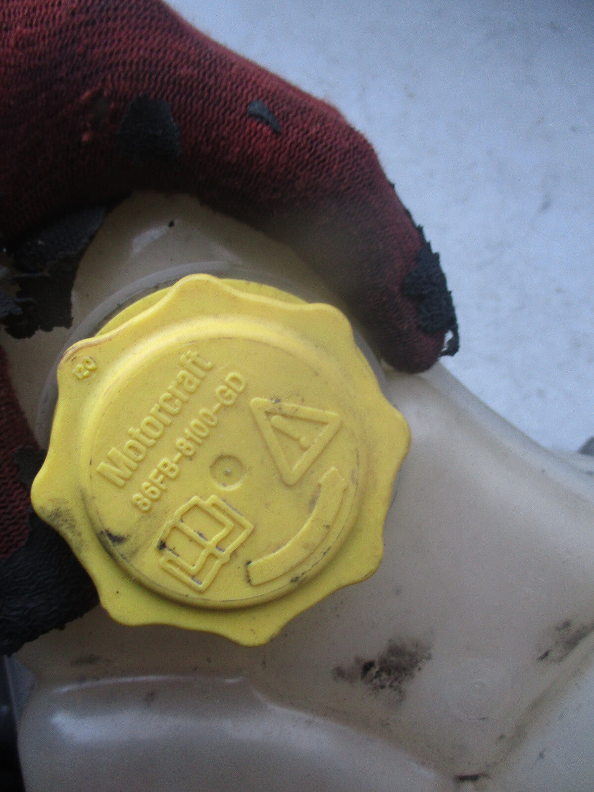 FORD FIESTA 2008 COOLANT EXPANSION TANK BOTTLE
