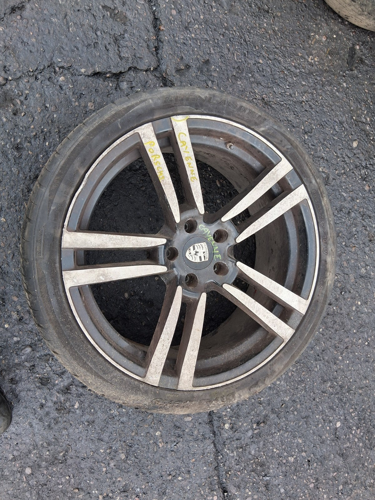 2005 PORSCHE CAYENNE MK1 22 INCH ALLOY WHEEL WITH TYRE 285/35ZR22