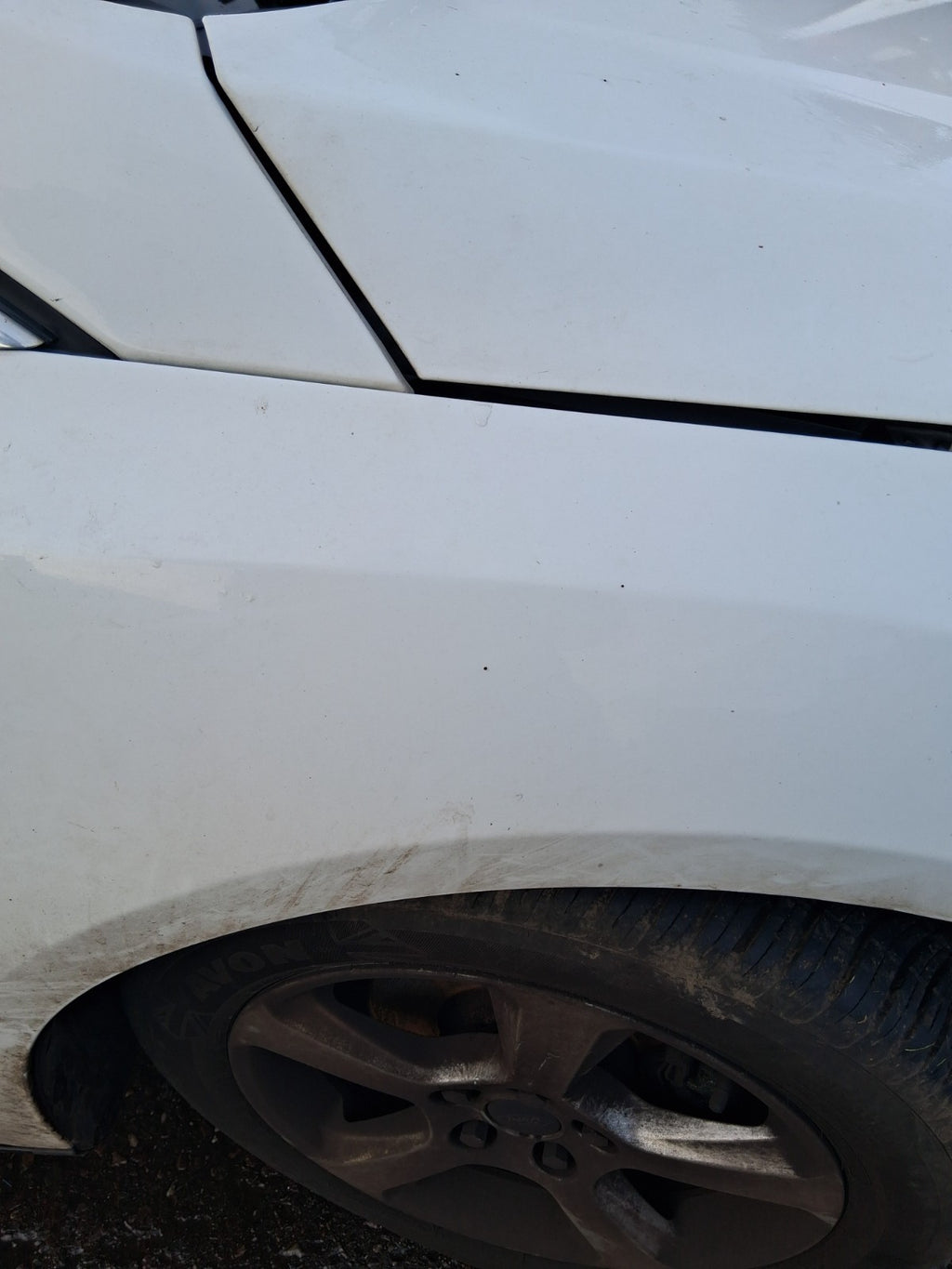 2013 FORD FOCUS MK3 HATCHBACK OSF DRIVER SIDE FRONT RIGHT WING PANEL WHITE Z2