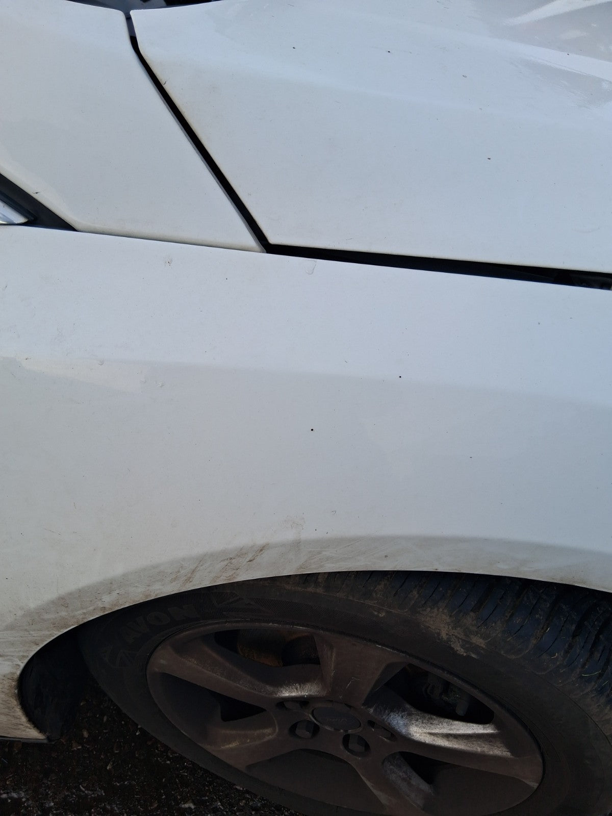 2013 FORD FOCUS MK3 HATCHBACK OSF DRIVER SIDE FRONT RIGHT WING PANEL WHITE Z2