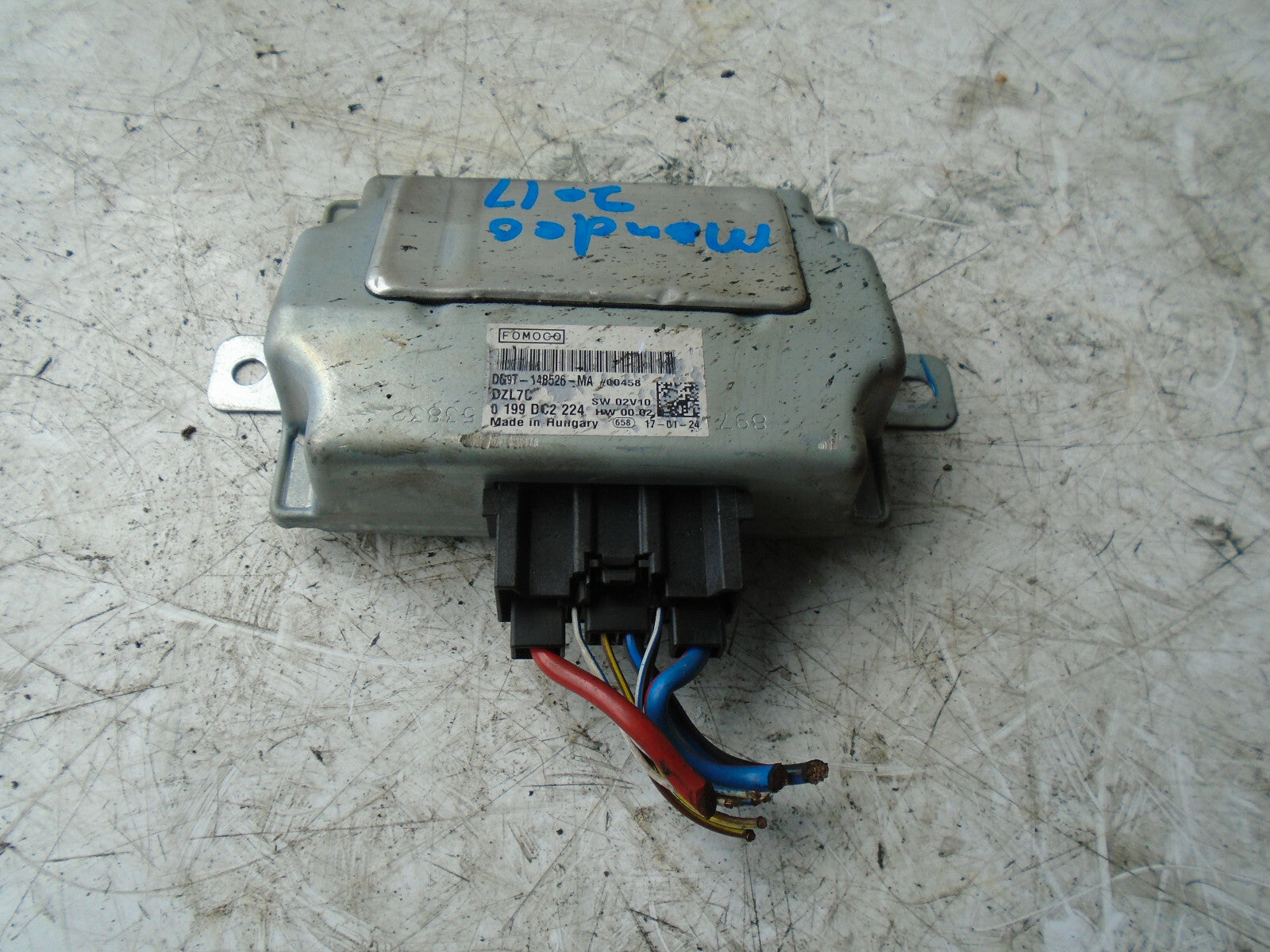 FORD MONDEO MK5 2017 START STOP CONTROL MODULE DG9T14B526MA