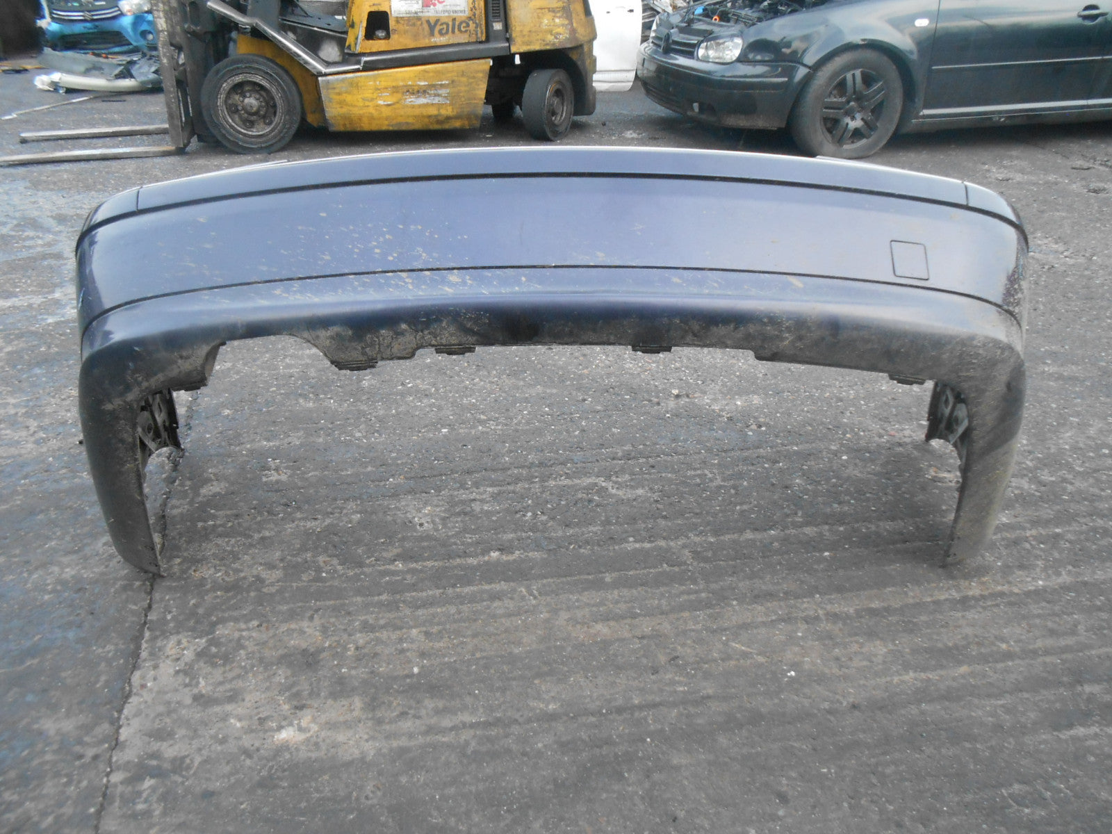 MERCEDES C CLASS W203 2003 SALOON REAR BACK PLASTIC BUMPER 994 AMETHYS VIOLET