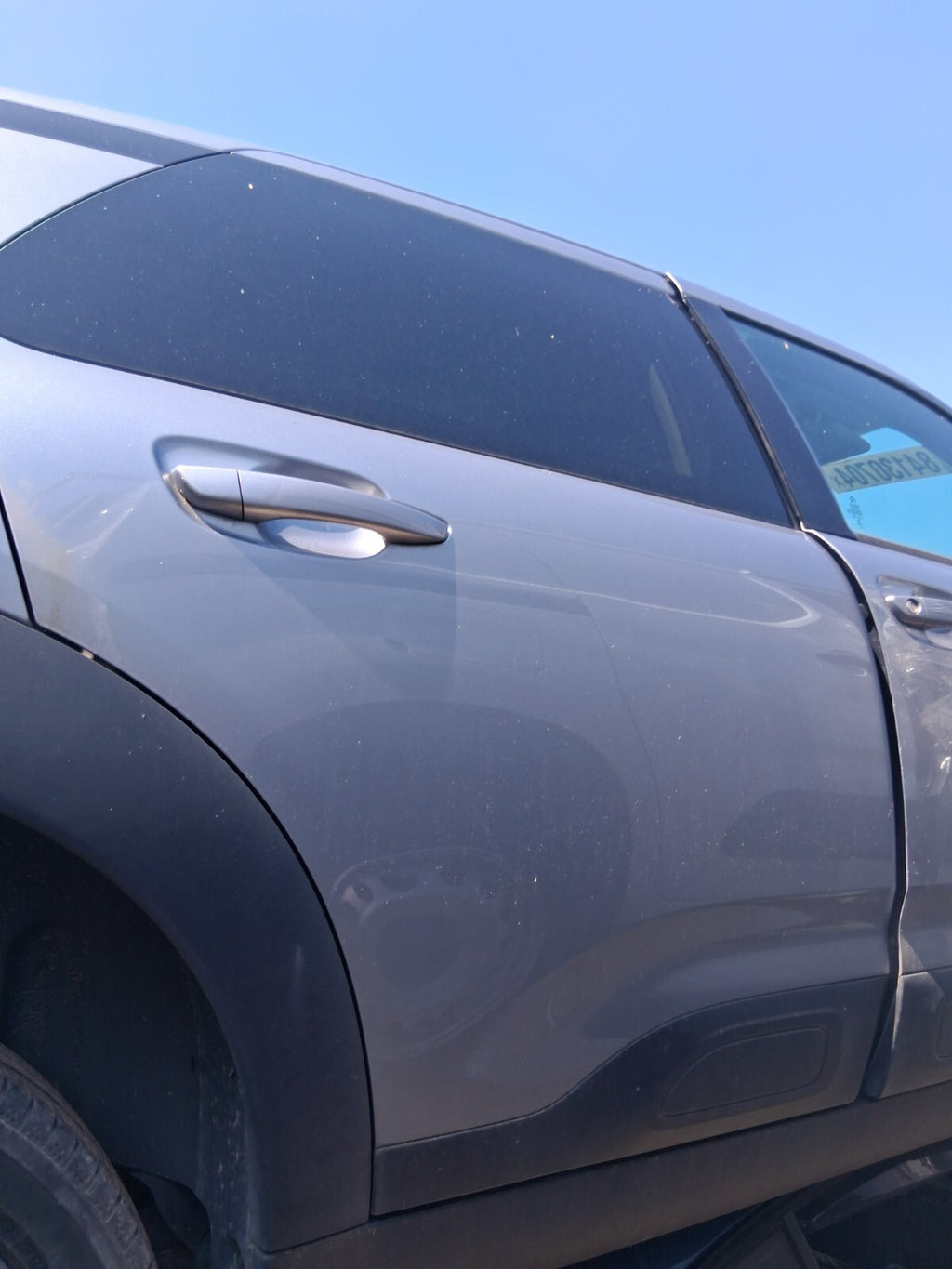 2020 CITROEN C4 CACTUS OSR DRIVER SIDE REAR BARE DOOR GRIS ARTENSE METALLIC KCA