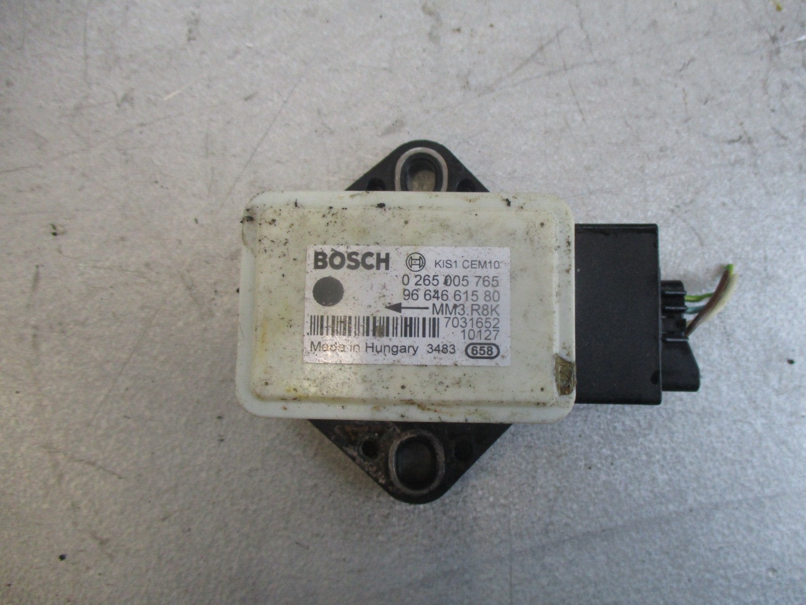 PEUGEOT 308 2009 1.6 HDI ACCELERATION POSITION YAW RATE SENSOR MODULE 9664661580