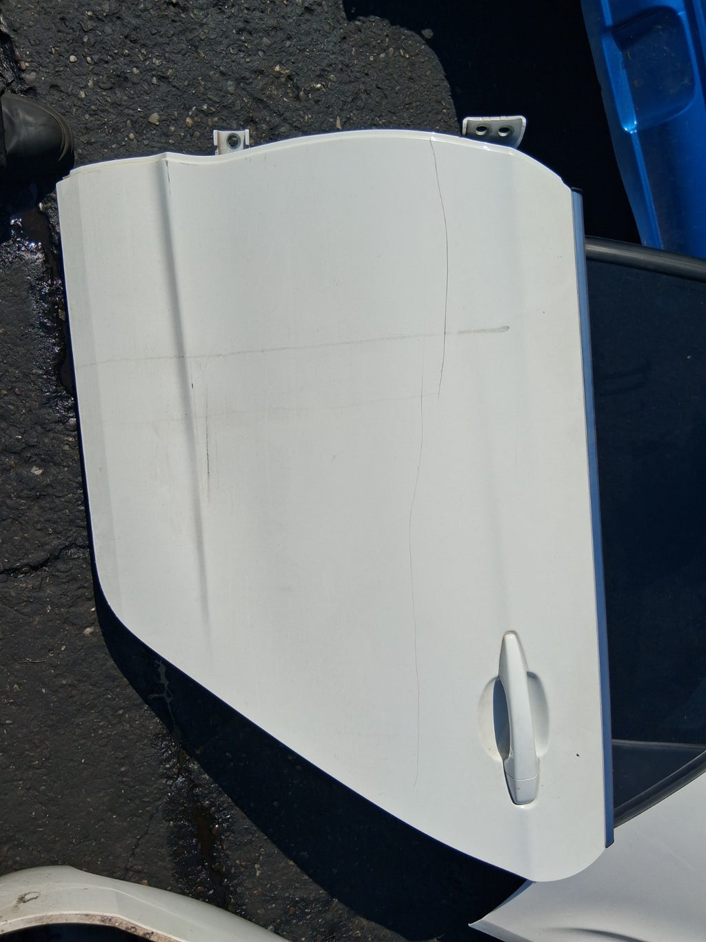 2013 CITROEN C4 MK2 NSR PASSENGER SIDE REAR LEFT COMPLETE DOOR WHITE