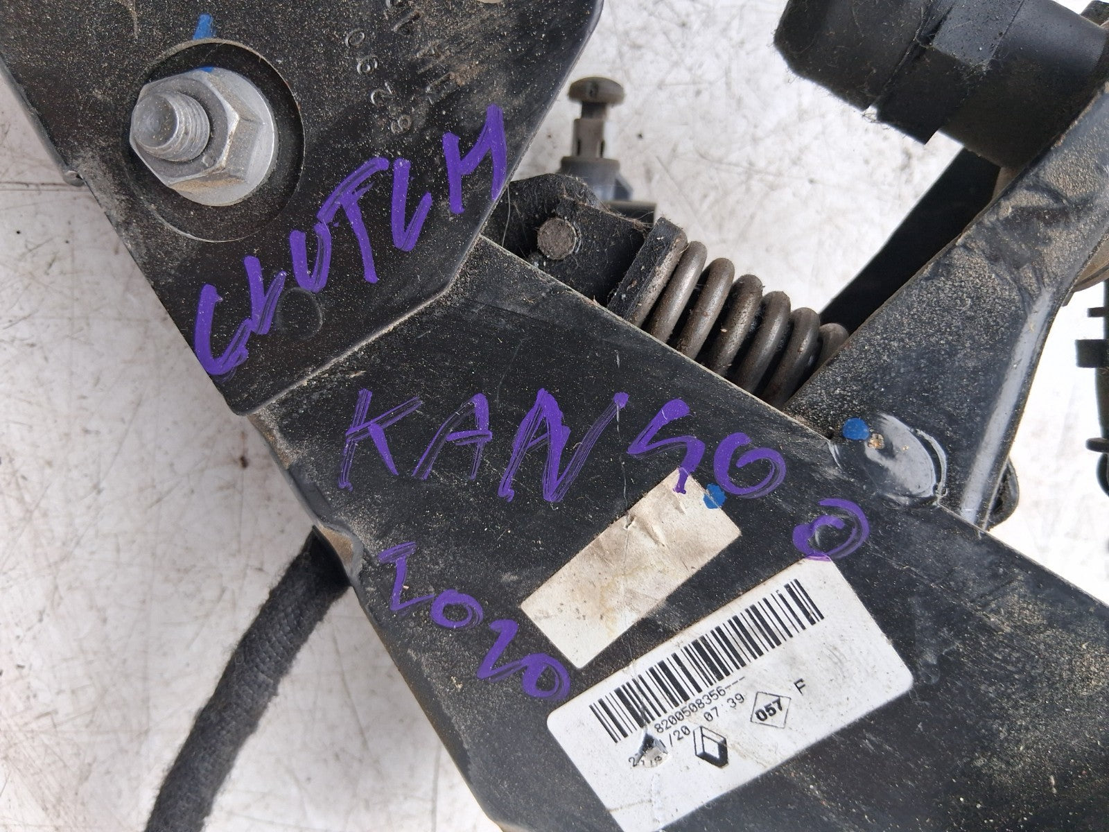 2020 RENAULT KANGOO MK2 CLUTCH PEDAL 8200508356
