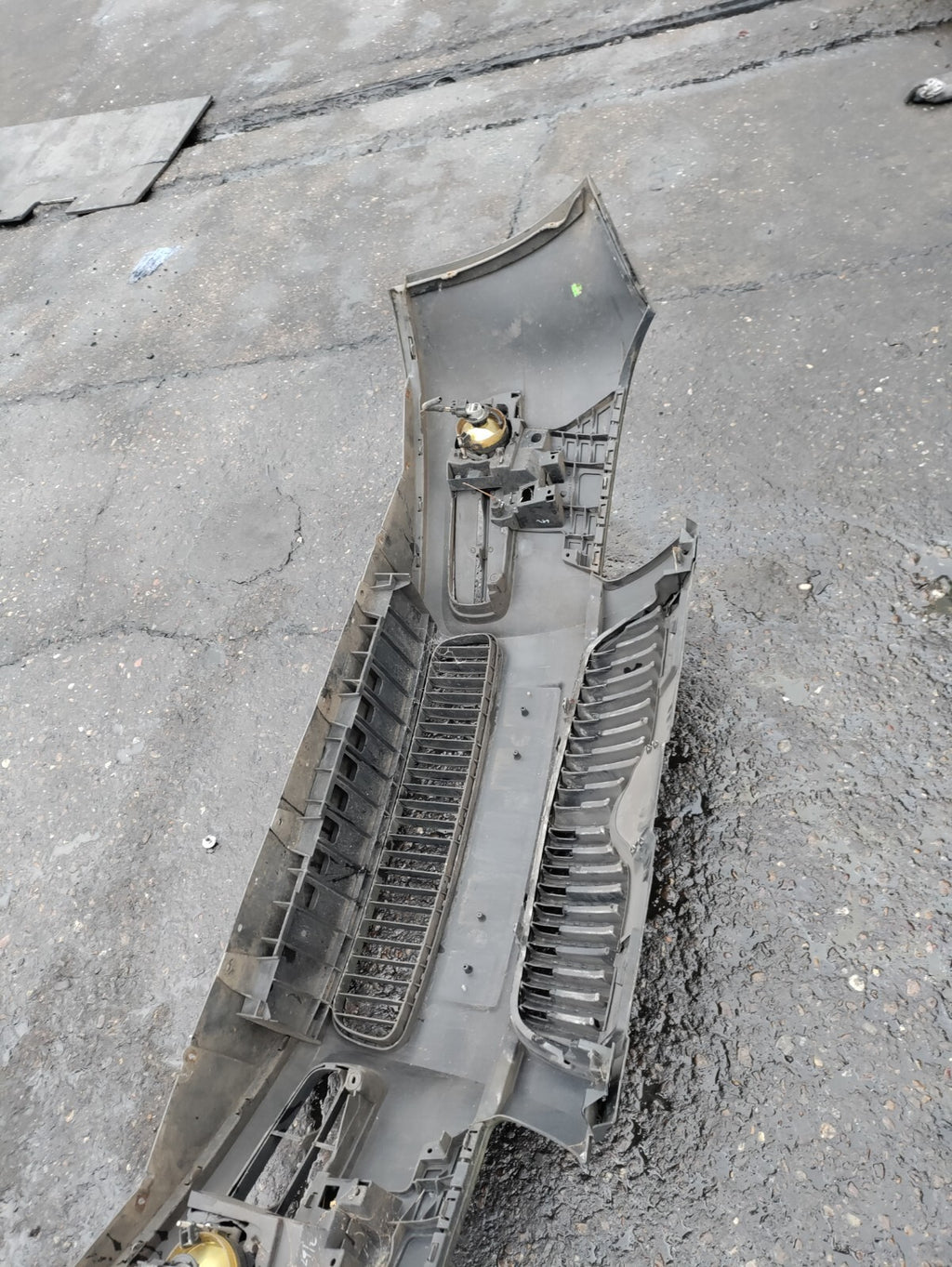 2009 SKODA FABIA MK2 FRONT COMPLETE BUMPER GREY