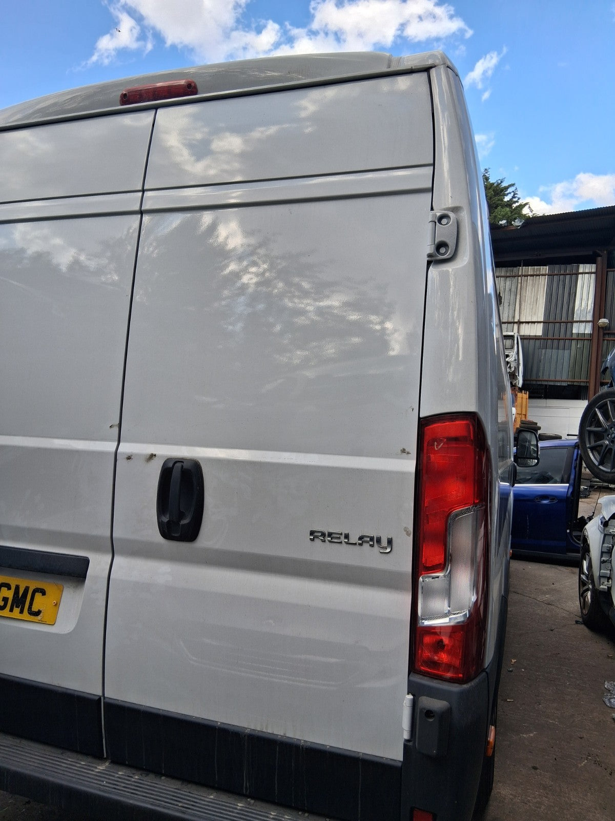2025 CITROEN RELAY MK3 OSR DRIVER SIDE REAR COMPLETE DOOR WHITE