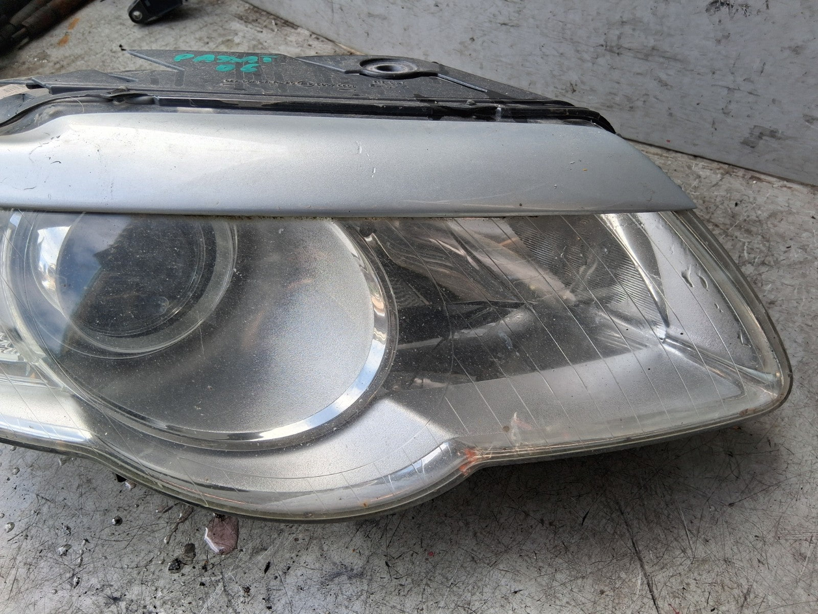 VW VOLKSWAGEN PASSAT B6 OSF DRIVER SIDE FRONT RIGHT HEADLIGHT HEADLAMP 3C0941006