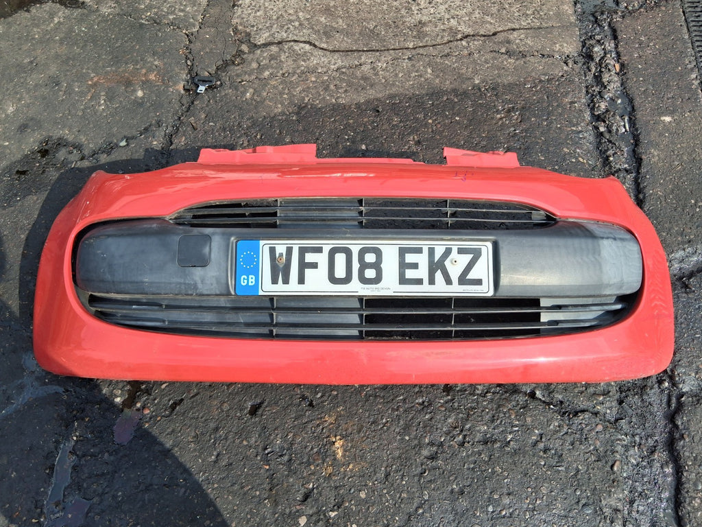 2008 CITROEN C1 MK1 3 DOOR FRONT COMPLETE BUMPER RED