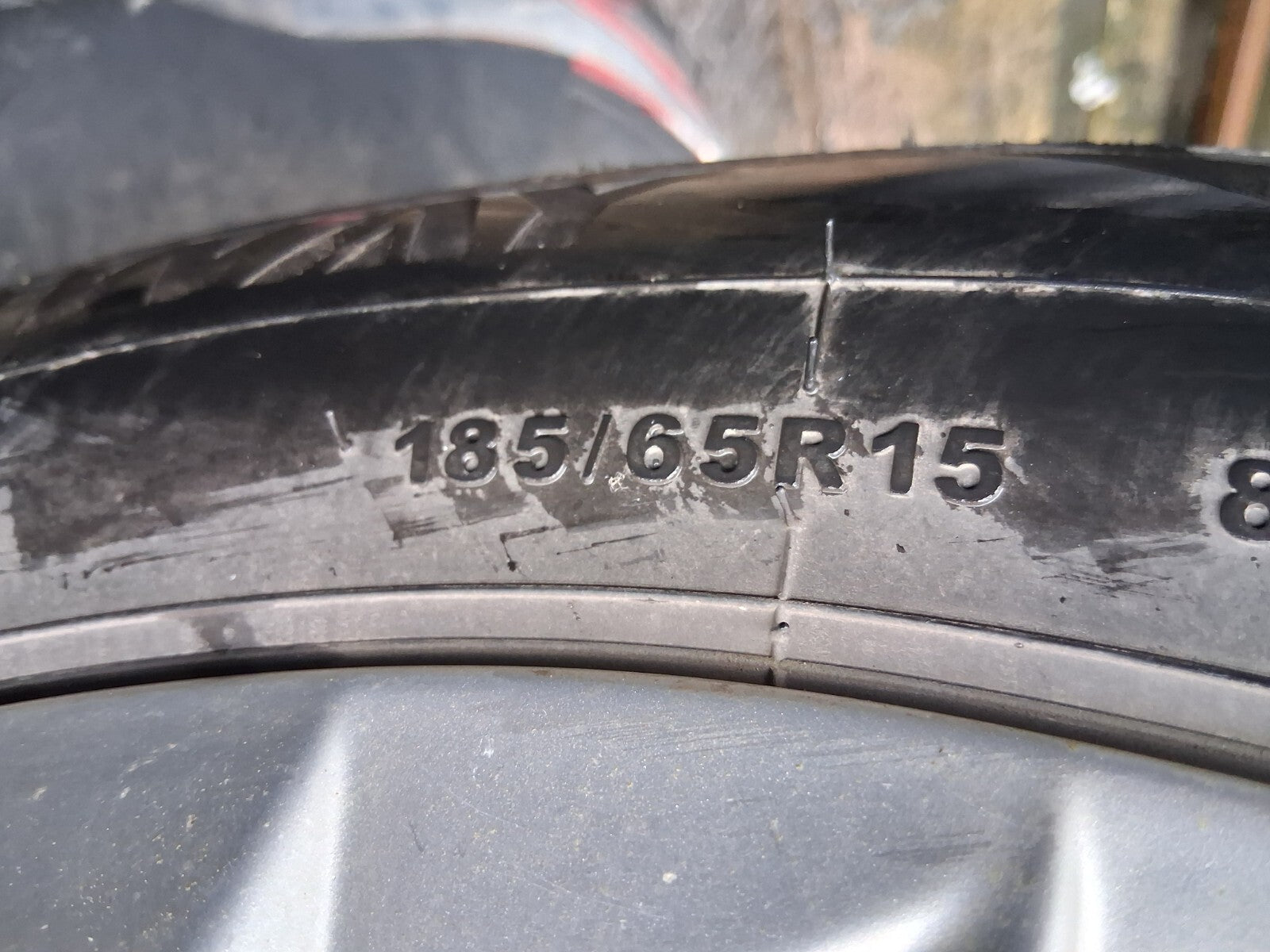 VW VOLKSWAGEN POLO 2018 MK6 15 INCH ALLOY WHEEL WITH TYRE 185/65R15