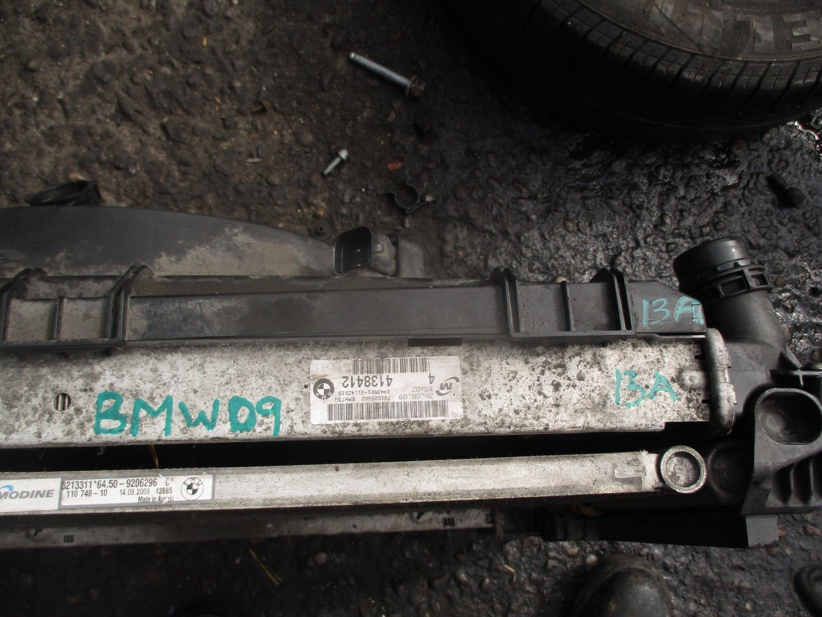 2009 BMW 1 SERIES E82 118D 2.0 DIESEL COMPLETE RAD RADIATOR PACK 781025802 RP13A