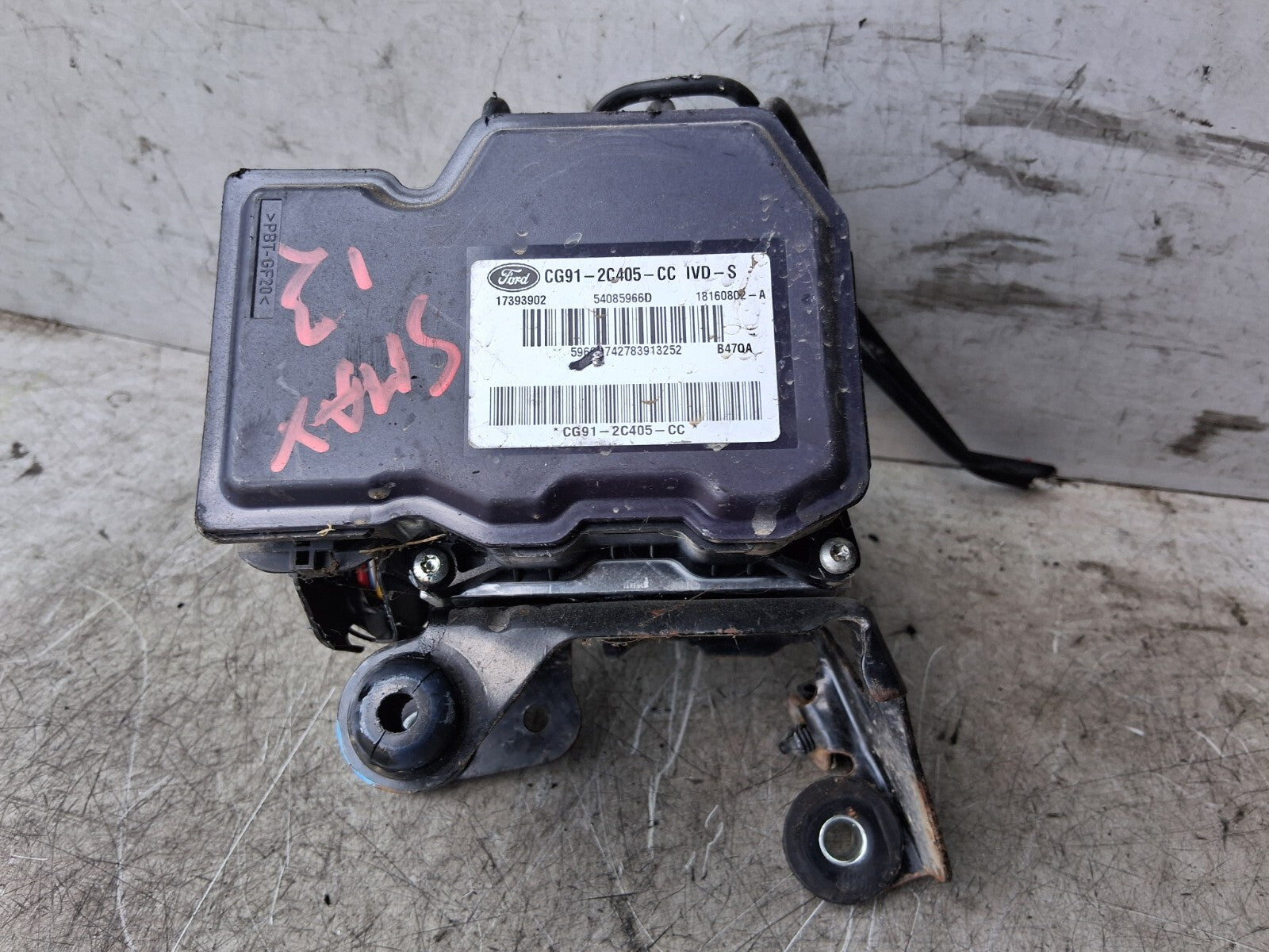 2013 FORD S MAX MK1 ABS PUMP CONTROL MODULE CG912C405CC
