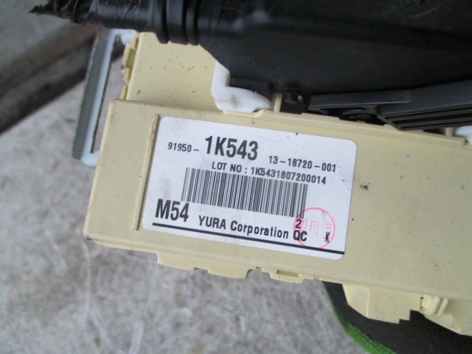 KIA VENGA 2018 1.4 PETROL FUSE BOX MODULE UNIT 919501K543
