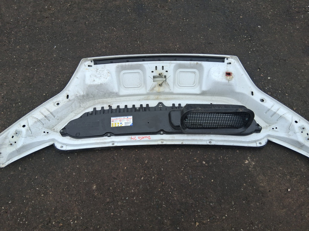 2024 FIAT DUCATO MK3 FRONT BONNET HOOD PANEL WHITE DAMAGED