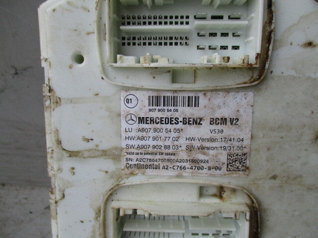 2020 MERCEDES BENZ SPRINTER W907 BODY CONTROL MODULE A9079005405
