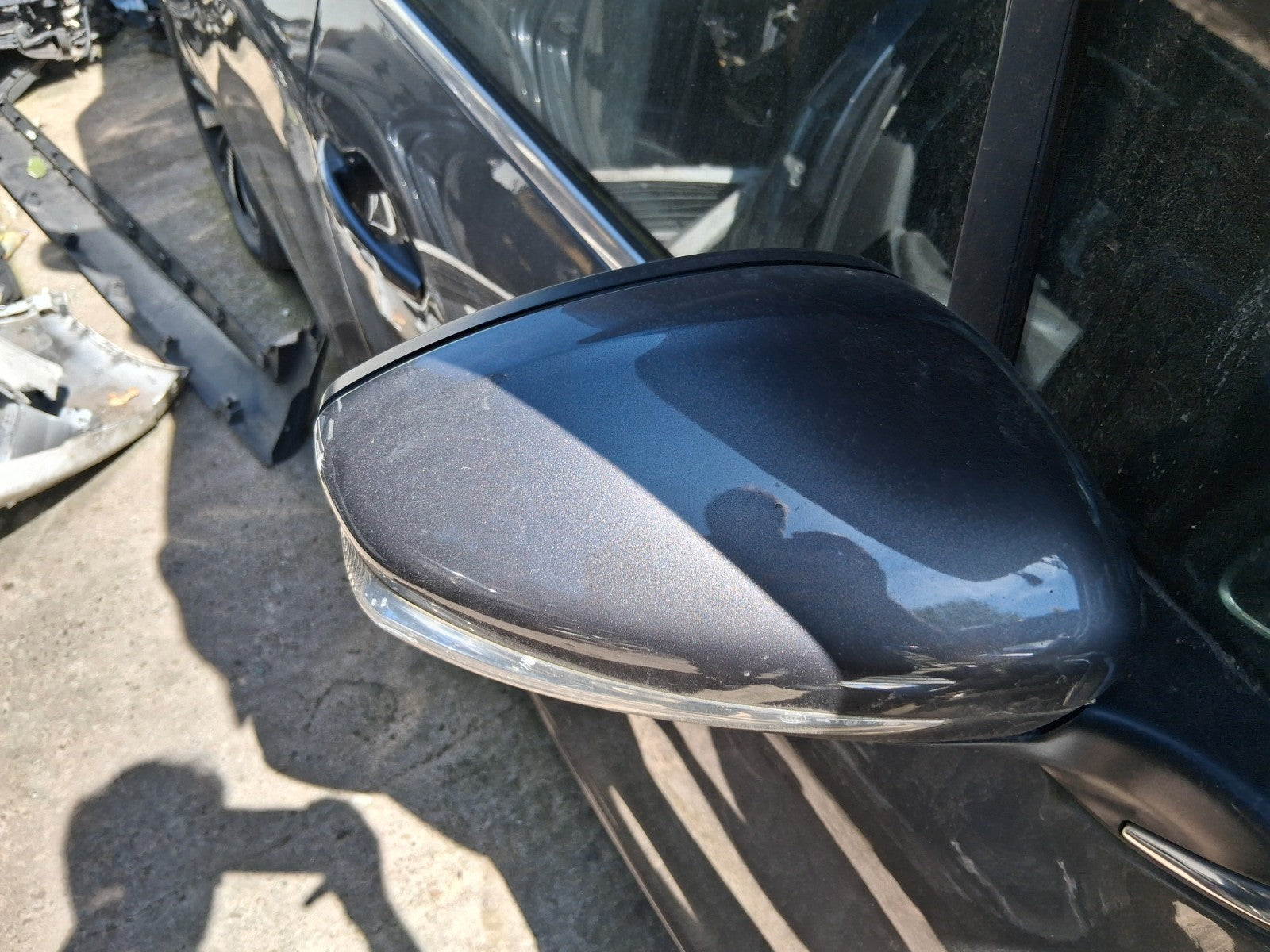 2019 PEUGEOT 208 MK1 OSF DRIVER SIDE FRONT RIGHT ELECTRIC WING MIRROR GREY