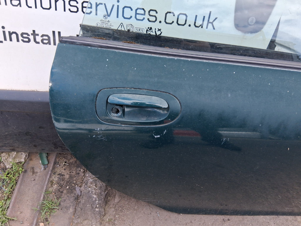 MG MGF 1996 MK1 OSF DRIVER SIDE FRONT RIGHT COMPLETE DOOR GREEN