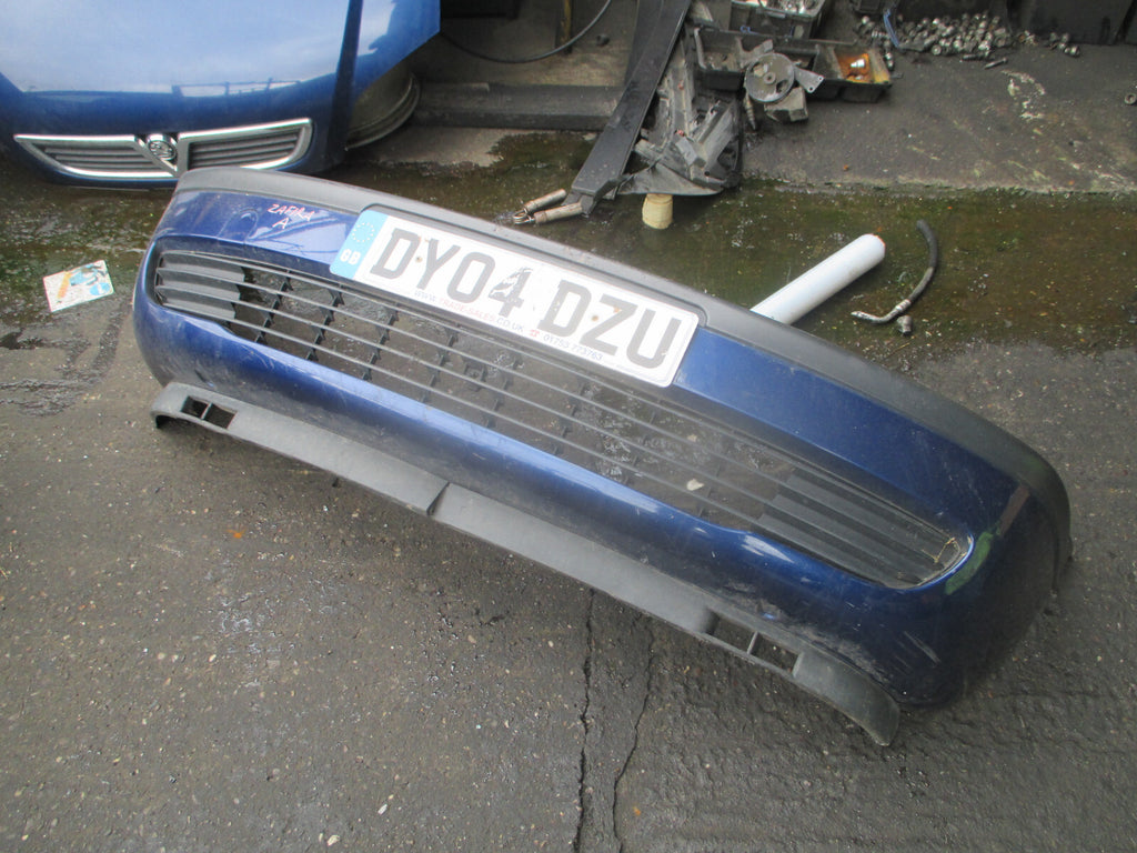 VAUXHALL ZAFIRA A 2004 FRONT COMPLETE BUMPER BLUE