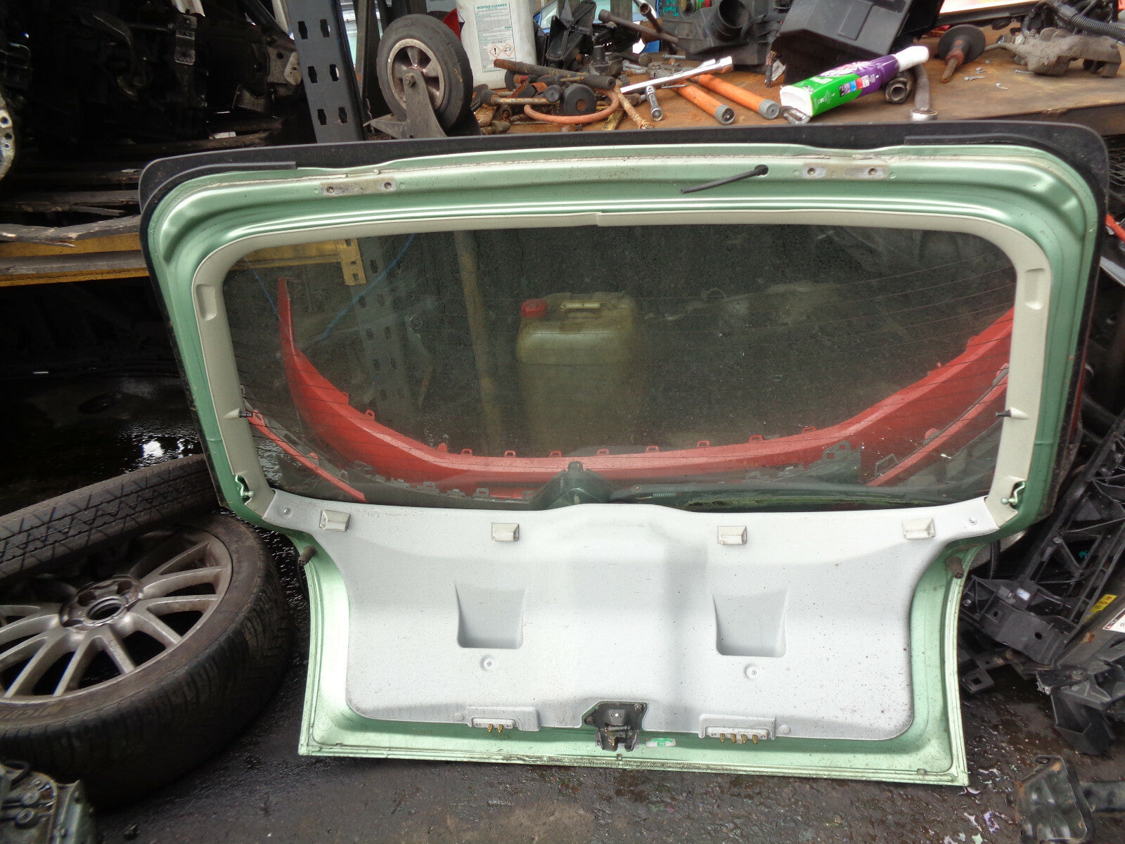 FIAT BRAVA REAR COMPLETE TAILGATE BOOTLID GREEN