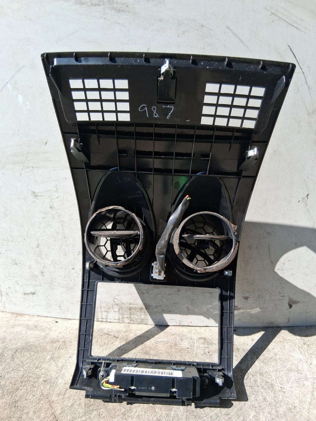 2008 NISSAN QASHQAI J10 MK1 FRONT DASHBOARD CENTRE AIR VENT WITH HAZARD SWITCH