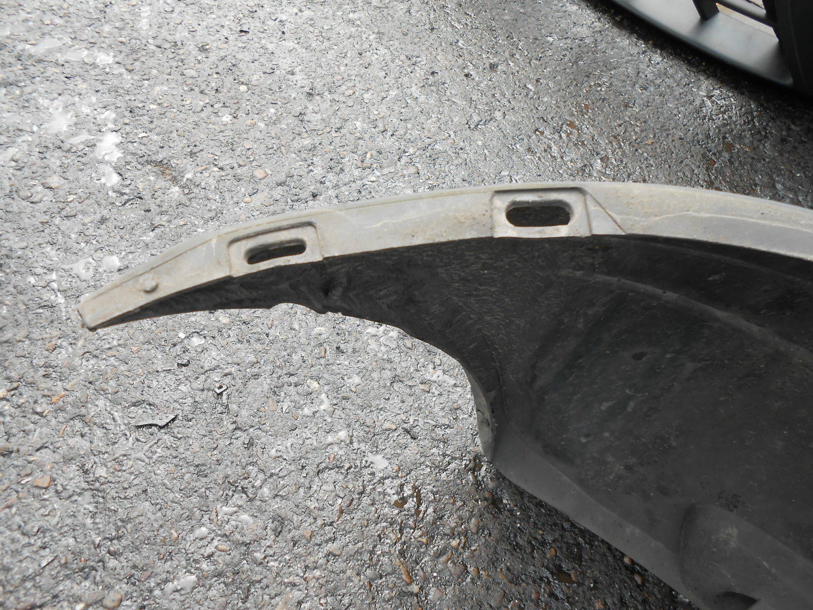FIAT PUNTO 188 MK2 2002 COMPLETE REAR BUMPER BLACK PLASTIC