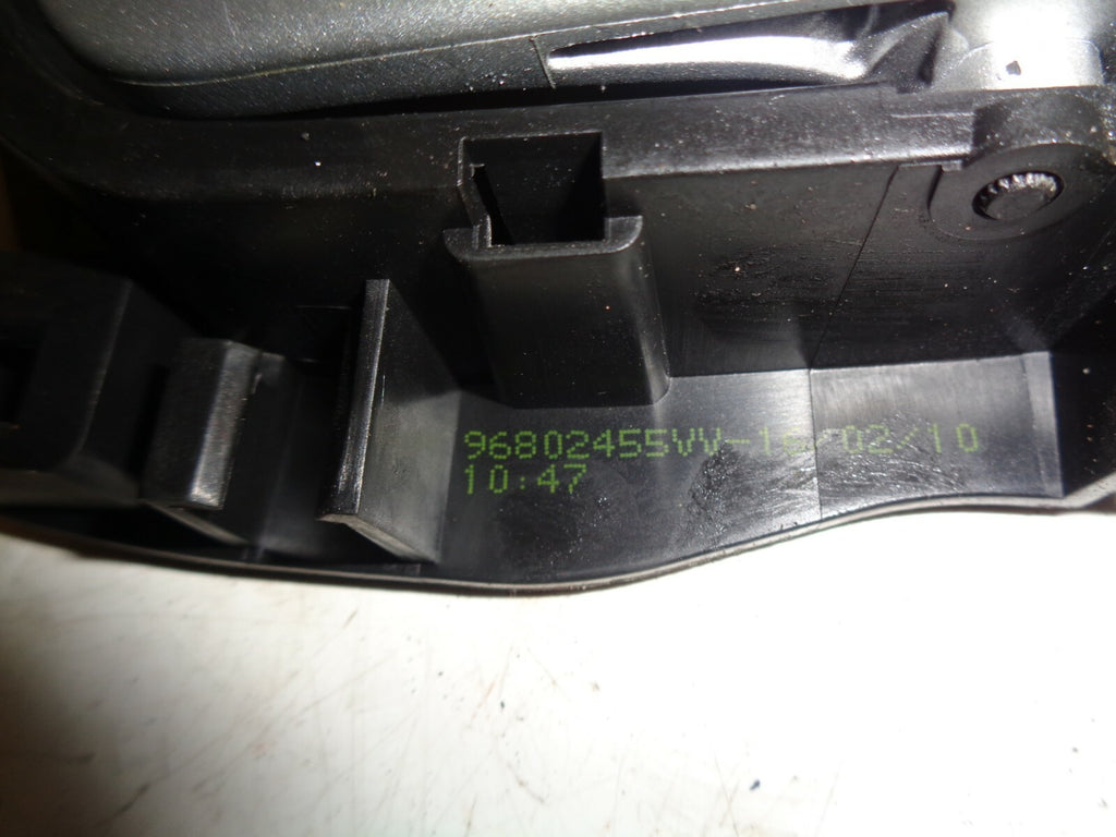 PEUGEOT 207 2010 3 DOOR OS DRIVER SIDE INTERIOR DOOR HANDLE 96802455VV