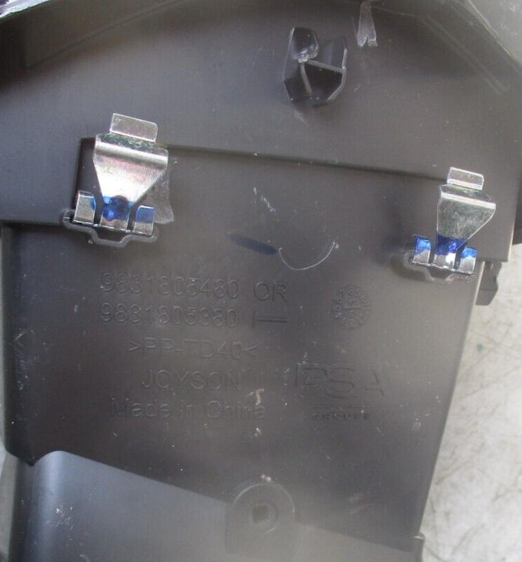2020 CITROEN C4 MK3 FRONT VENT 9831805480