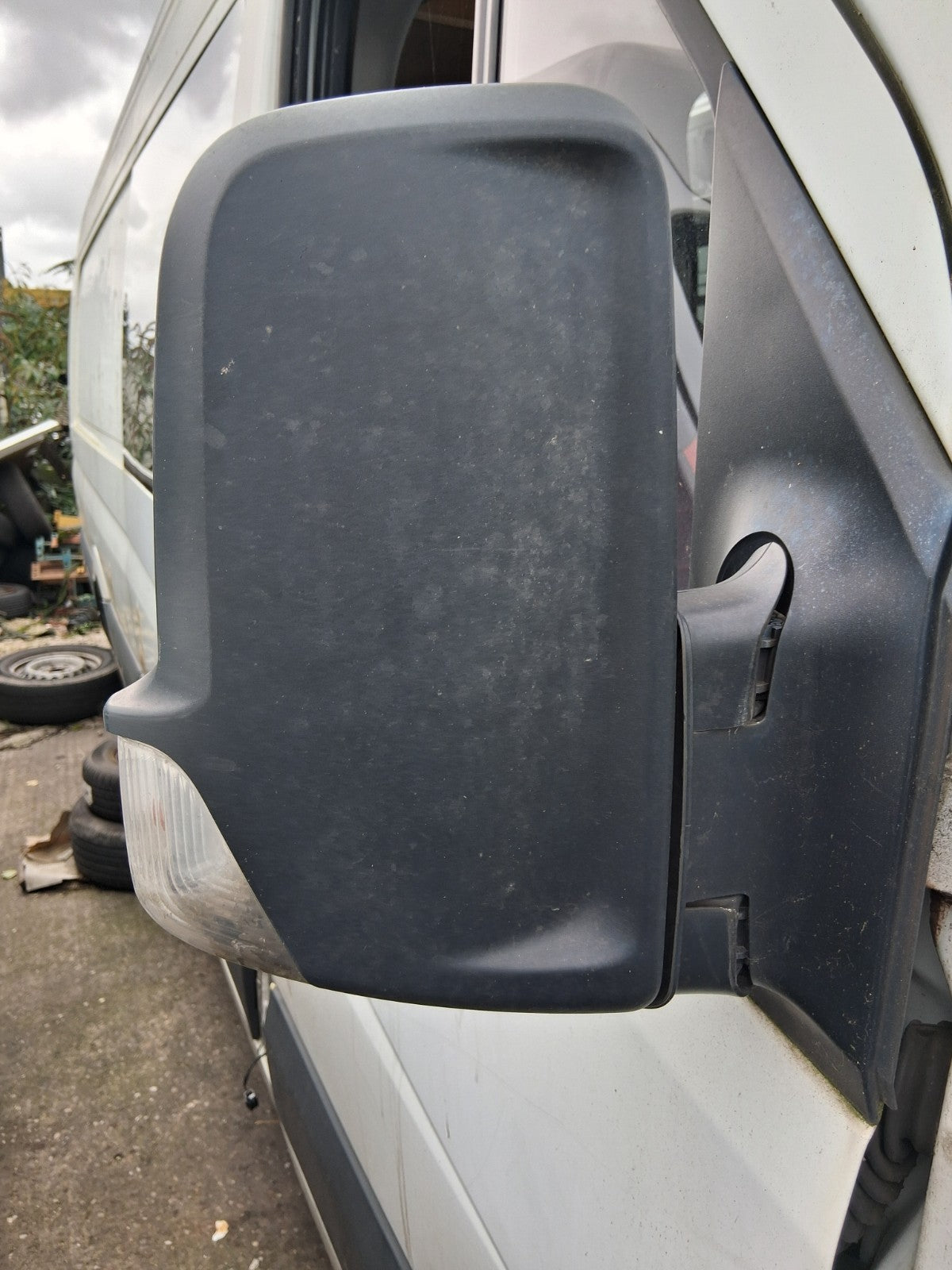 2016 MERCEDES SPRINTER MK2 W906 OSF DRIVER SIDE RIGHT WING MIRROR BLACK