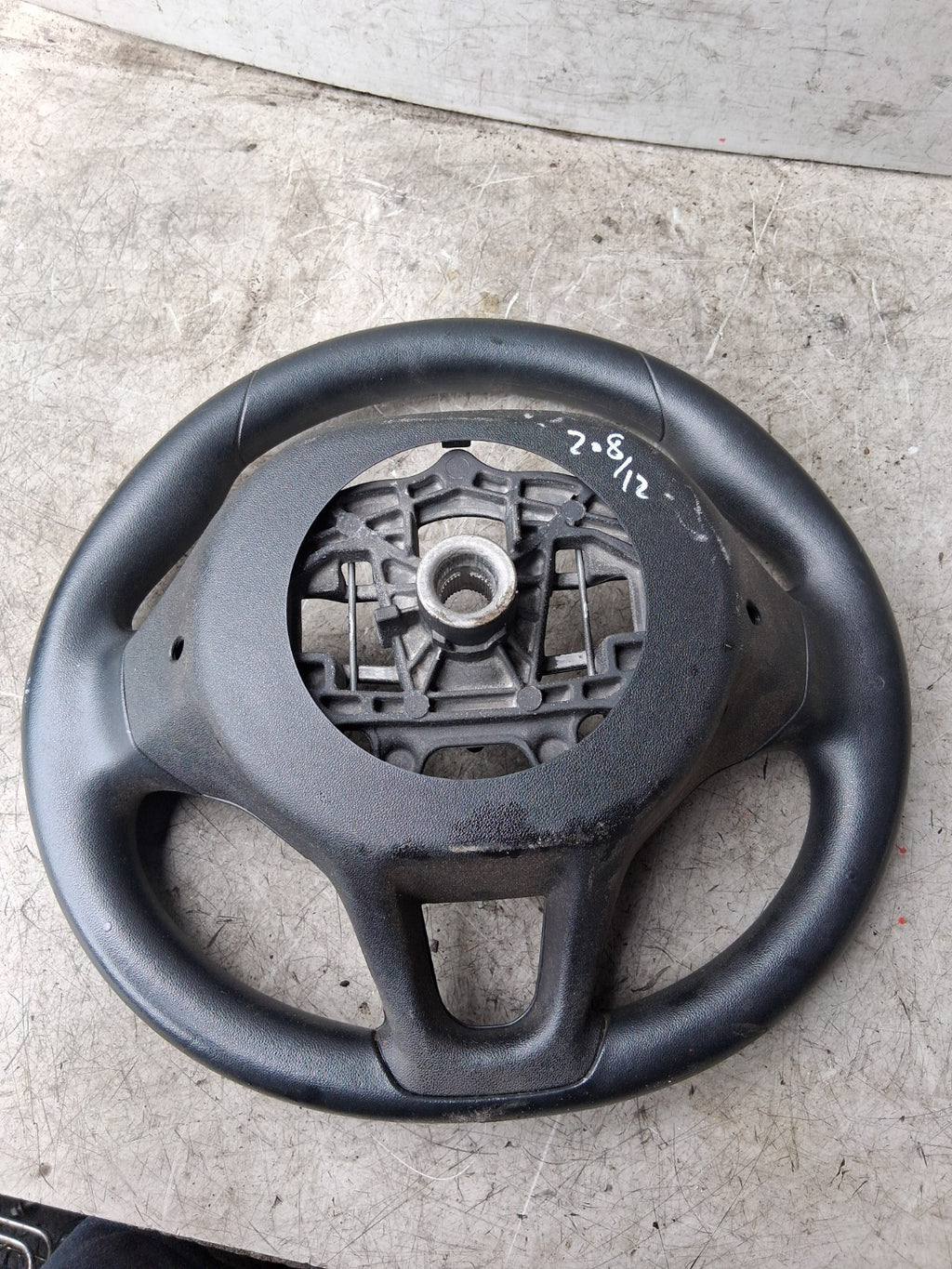 2012 PEUGEOT 208 MULTIFUNCTIONAL STEERING WHEEL BLACK 96750123ZD