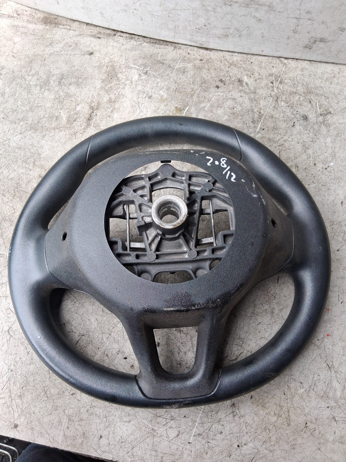 2012 PEUGEOT 208 MULTIFUNCTIONAL STEERING WHEEL BLACK 96750123ZD