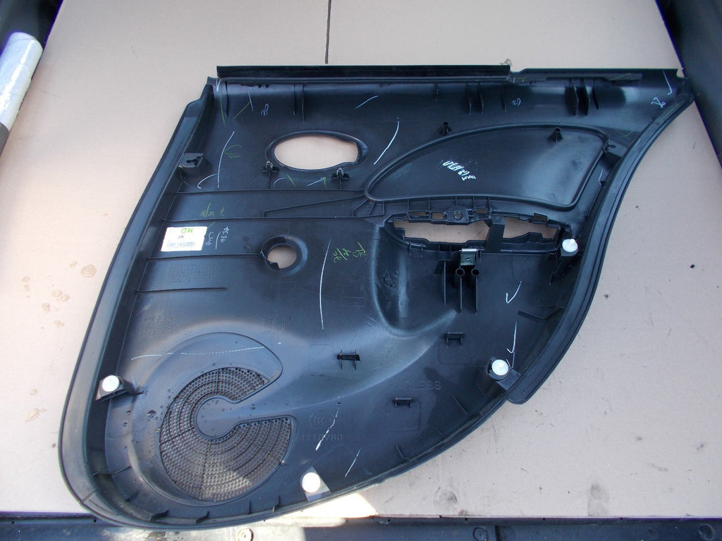 2013 NISSAN MICRA ACENTA PASSENGER SIDE REAR DOOR CARD