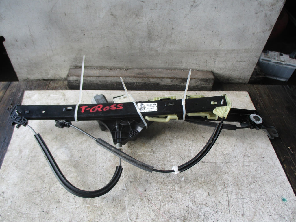 VW VOLKSWAGEN T CROSS 2021 OSF DRIVER FRONT WINDOW MOTOR REGULATOR 2GM837462B
