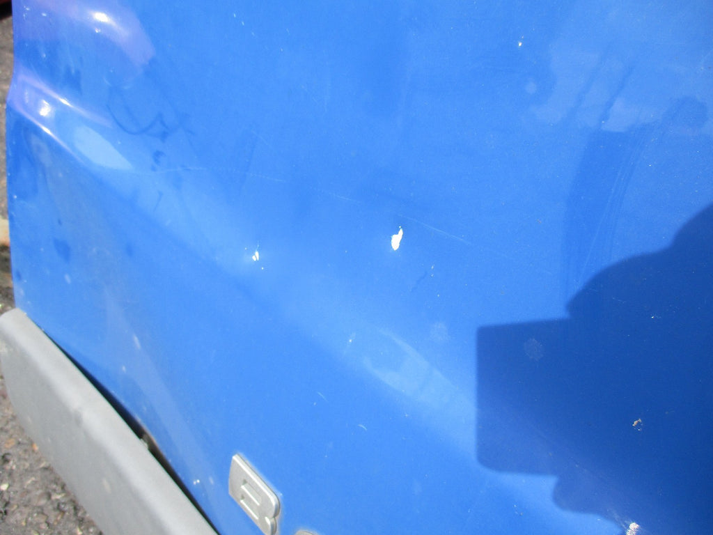 PEUGEOT BOXER 2003 MK2 SWB OSR DRIVER SIDE REAR DOOR COMPLETE BLUE